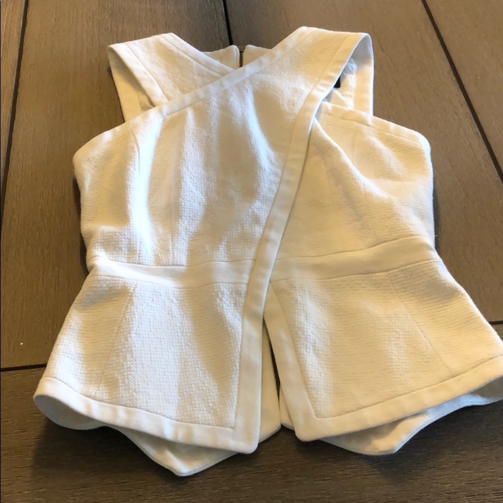 BCBG MaxAzria Cream Top